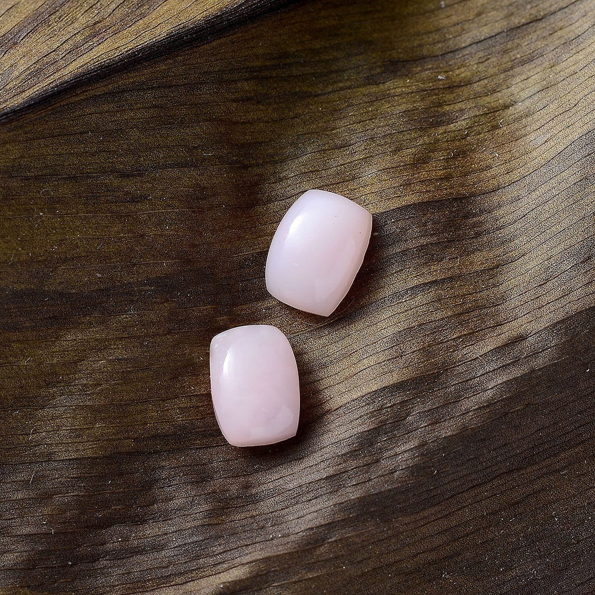 Set of 2 Pink Opal Loose Gemstones in Cushion Shape (7x5mm) 7778438 1