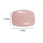 Pink Opal Cushion 7x5 mm
