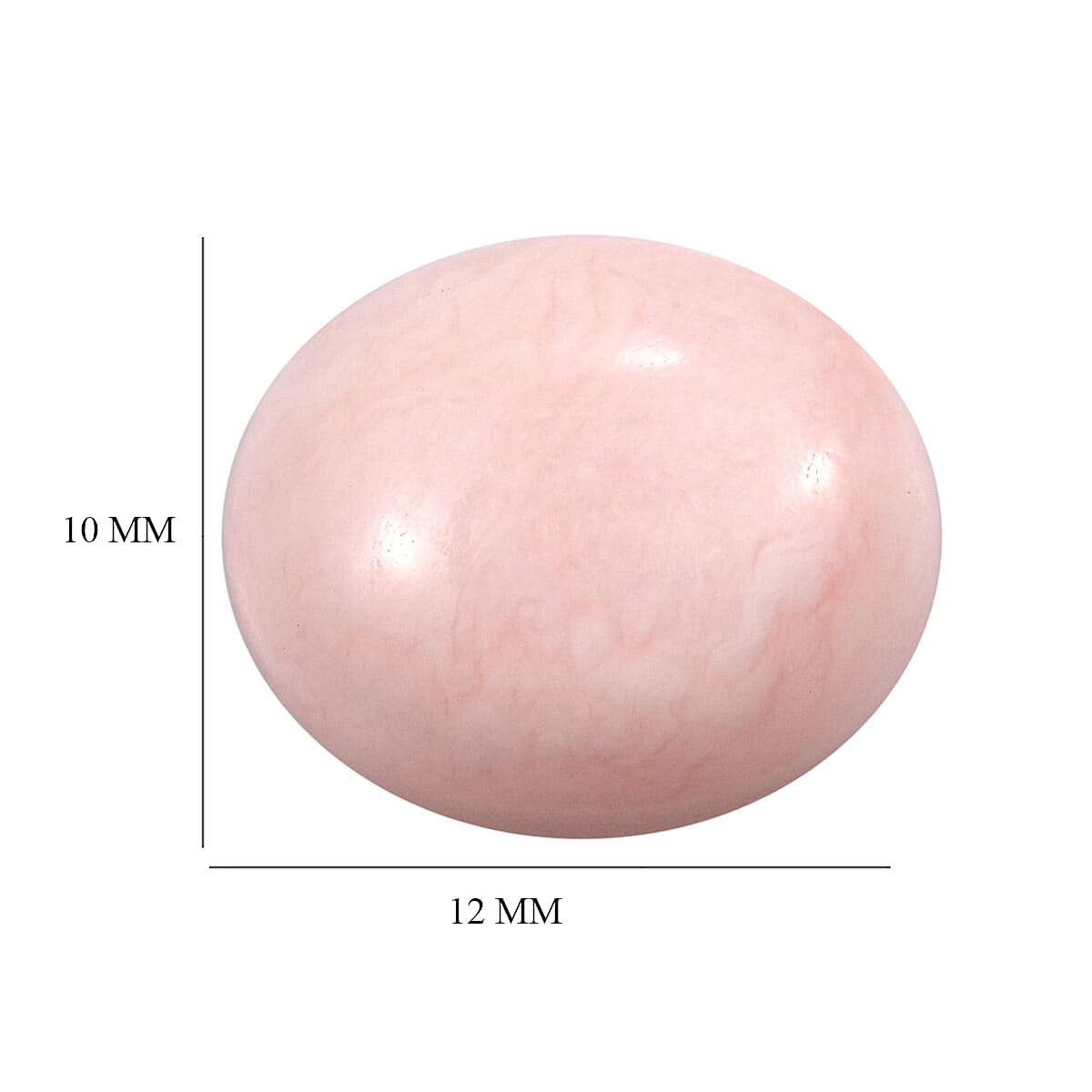 3.57 Ct. Pink Opal Loose Gemstone in Oval Shape (12x10mm) 8072293 4