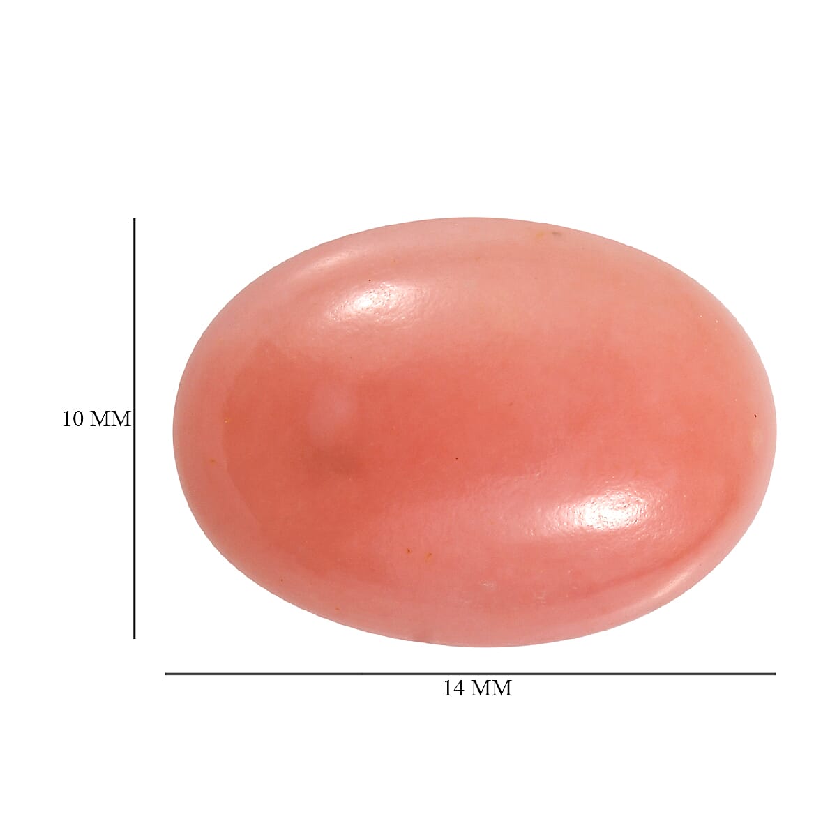 3.83 Ct. Pink Opal Loose Gemstone in Oval Shape (14x10mm) 8068502 4
