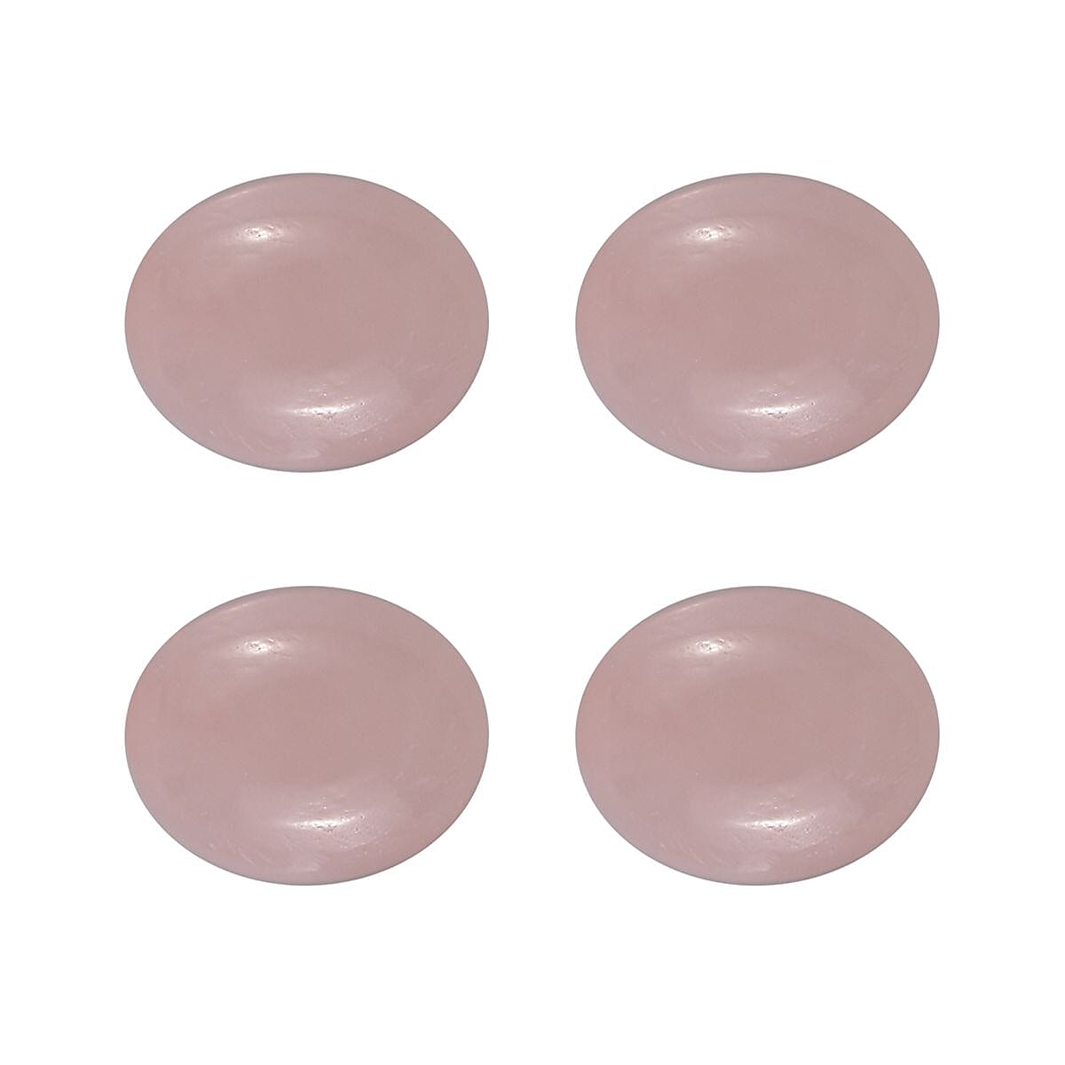 Set of 2 Pink Opal Loose Gemstones in Oval Shape (5x4mm) 7778970 0