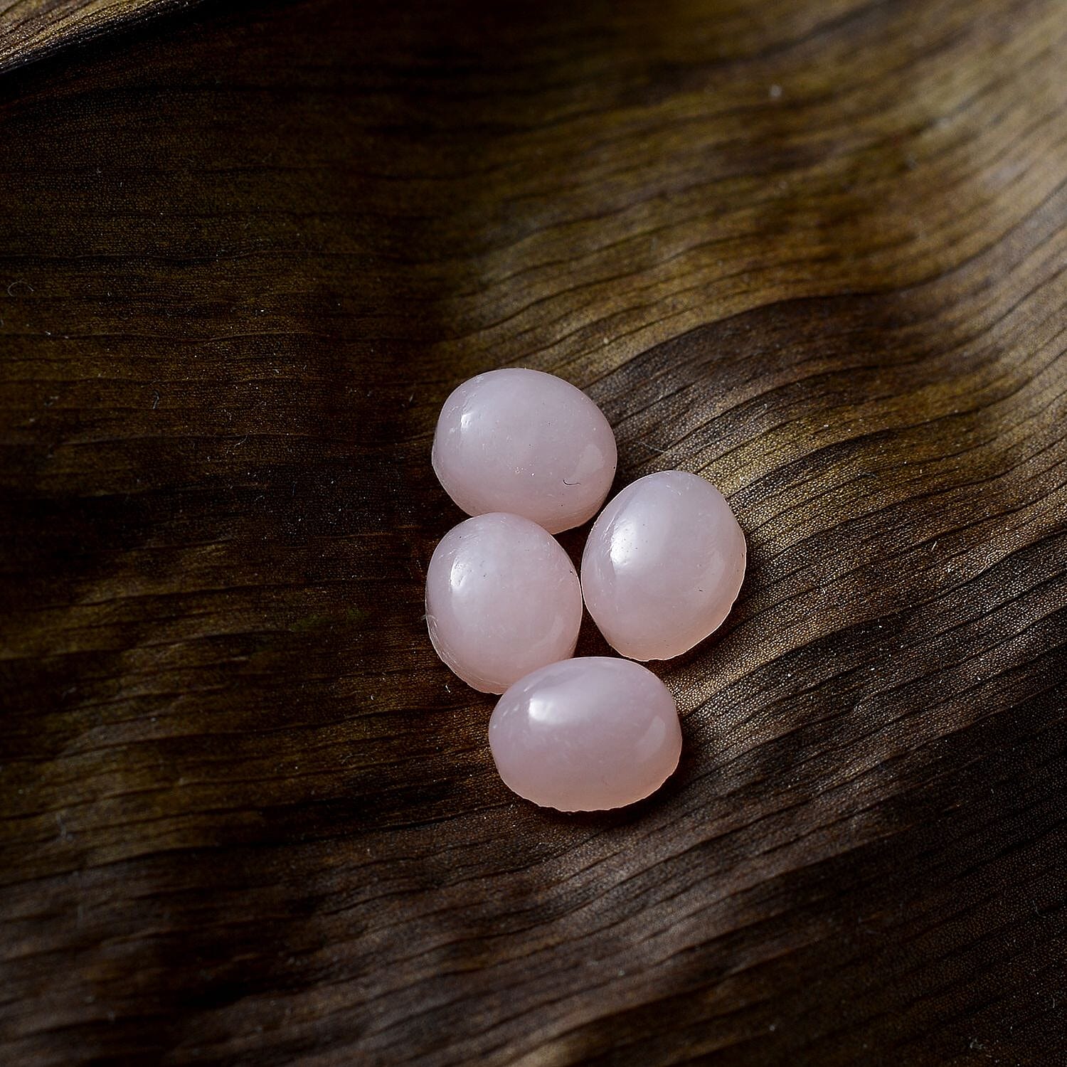 Set of 2 Pink Opal Loose Gemstones in Oval Shape (5x4mm) 7778970 1