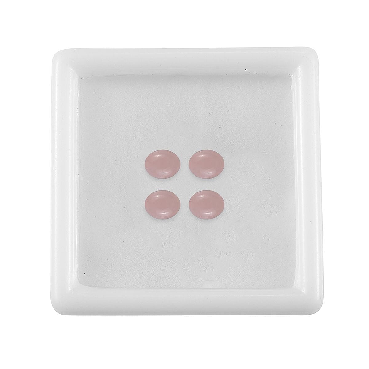 Set of 2 Pink Opal Loose Gemstones in Oval Shape (5x4mm) 7778970 3