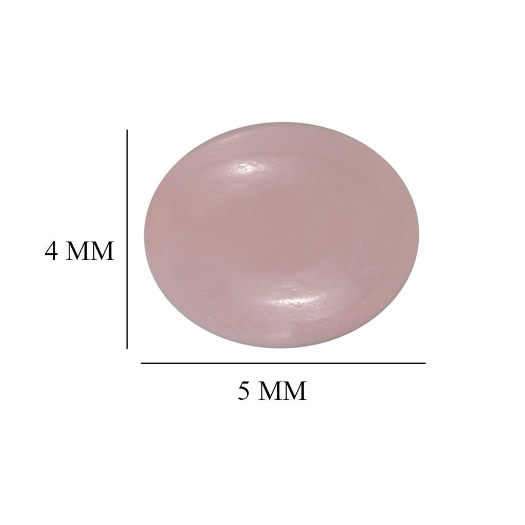 Pink Opal Oval 5x4 mm