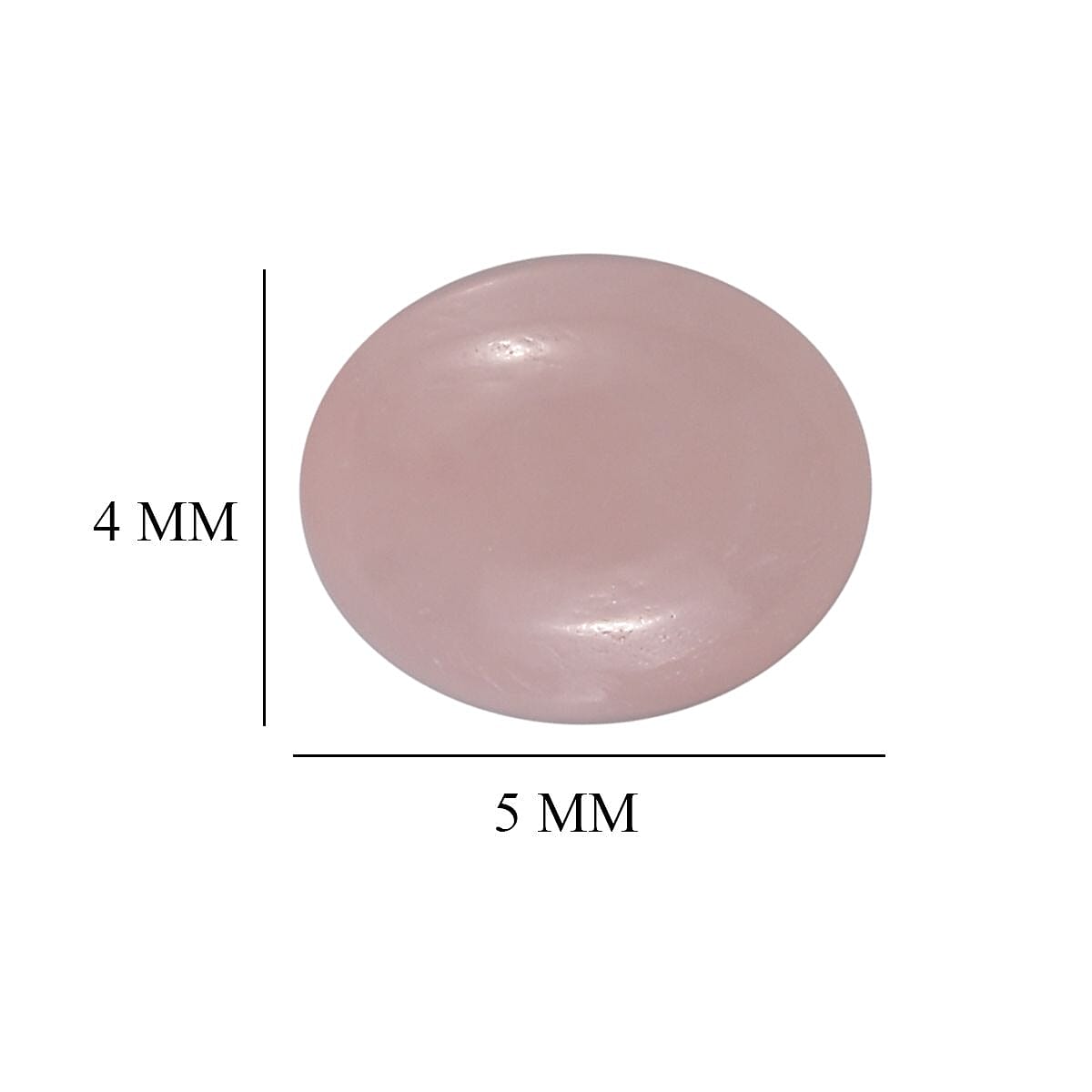 Set of 2 Pink Opal Loose Gemstones in Oval Shape (5x4mm) 7778970 4