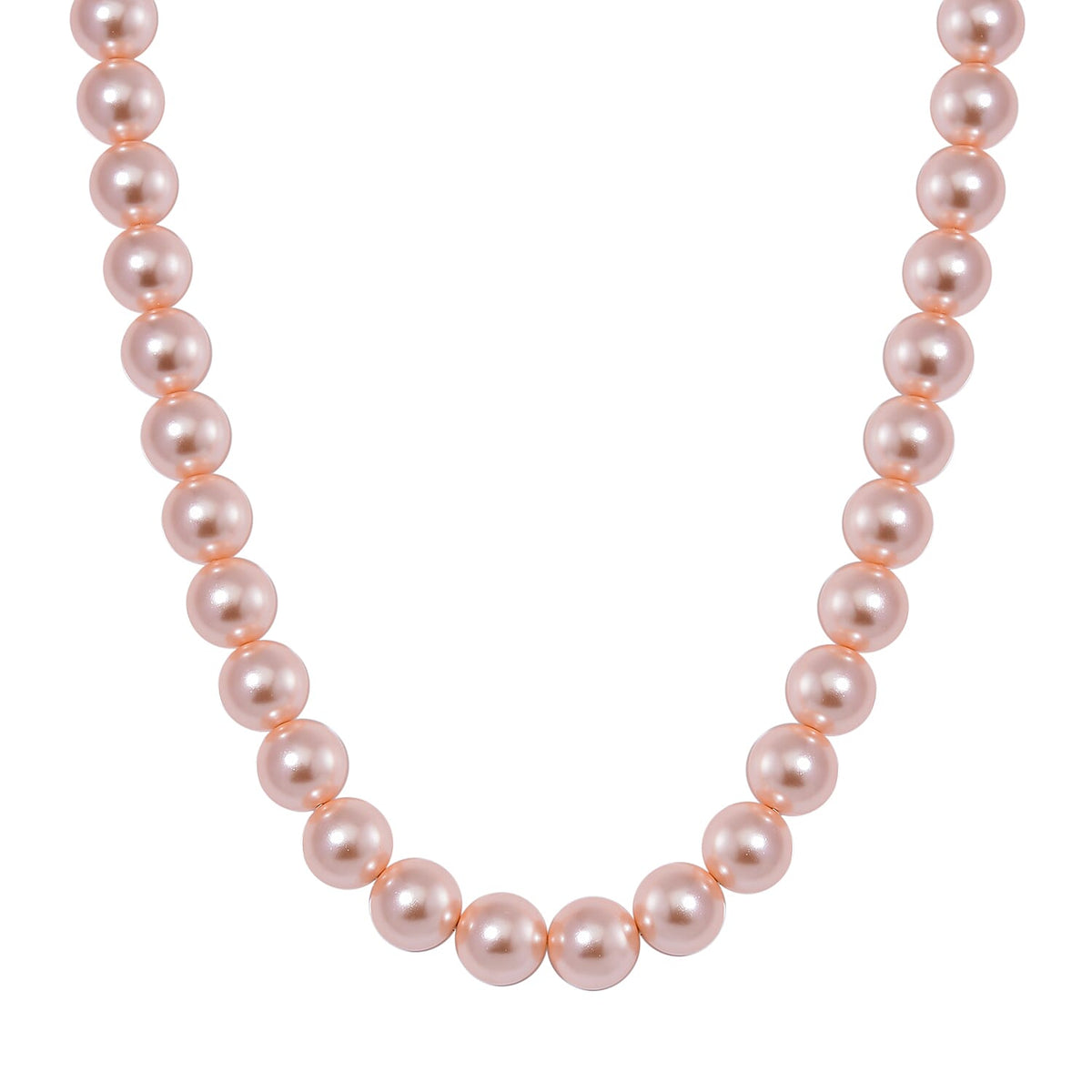 Pink Shell Pearl Necklace (Size - 20) 7864263 0