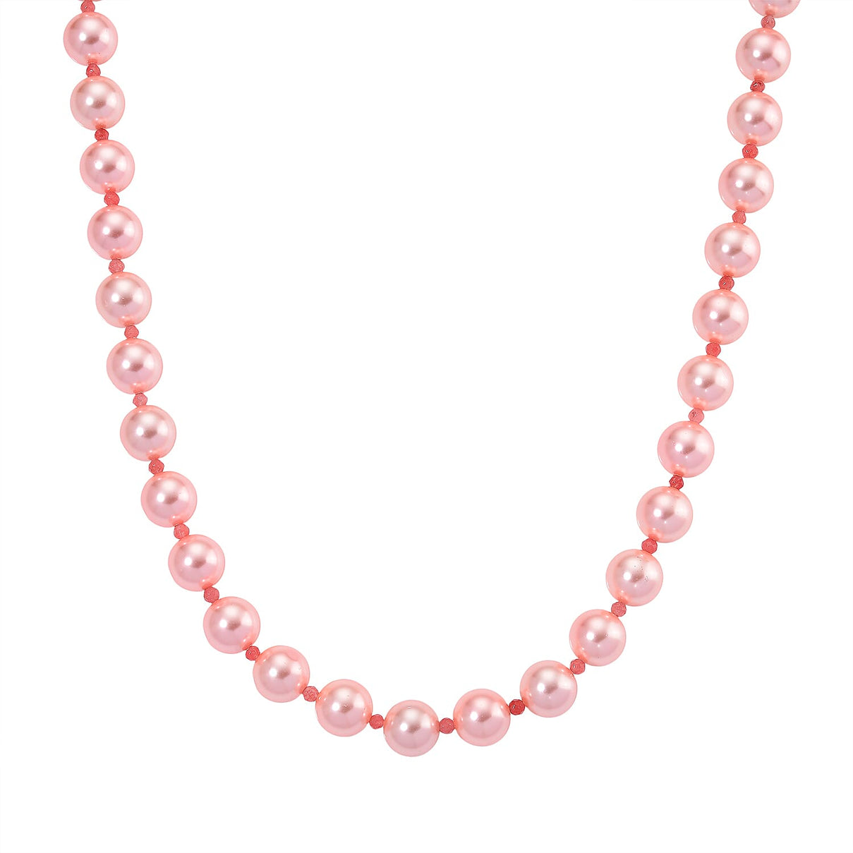 Pink Shell Pearl &amp; Strawberry Quartz Necklace (Size 20 - 2 Ext) 349.00 Ct. 8204764 6