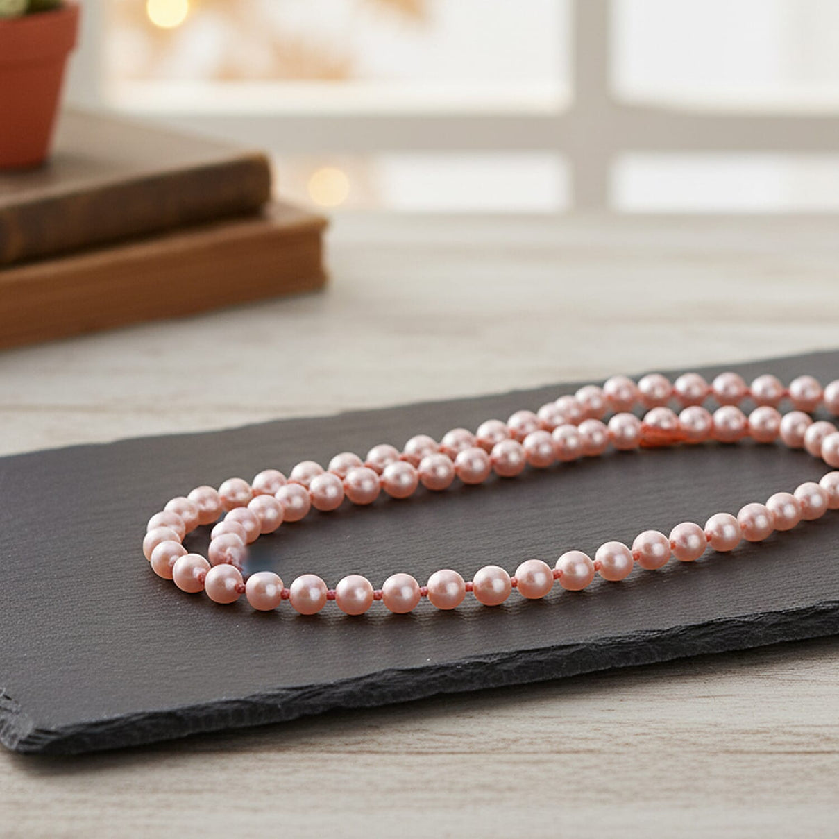 Pink Shell Pearl &amp; Strawberry Quartz Necklace (Size 20 - 2 Ext) 349.00 Ct. 8204764 7