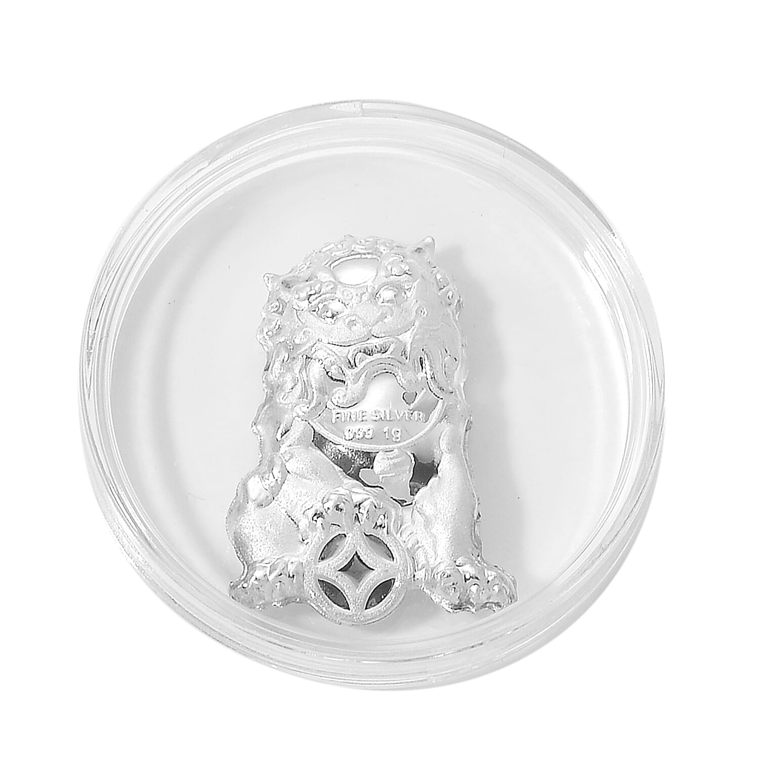 999 White Silver Bar Pixiu, 1 Gram 8212760 0