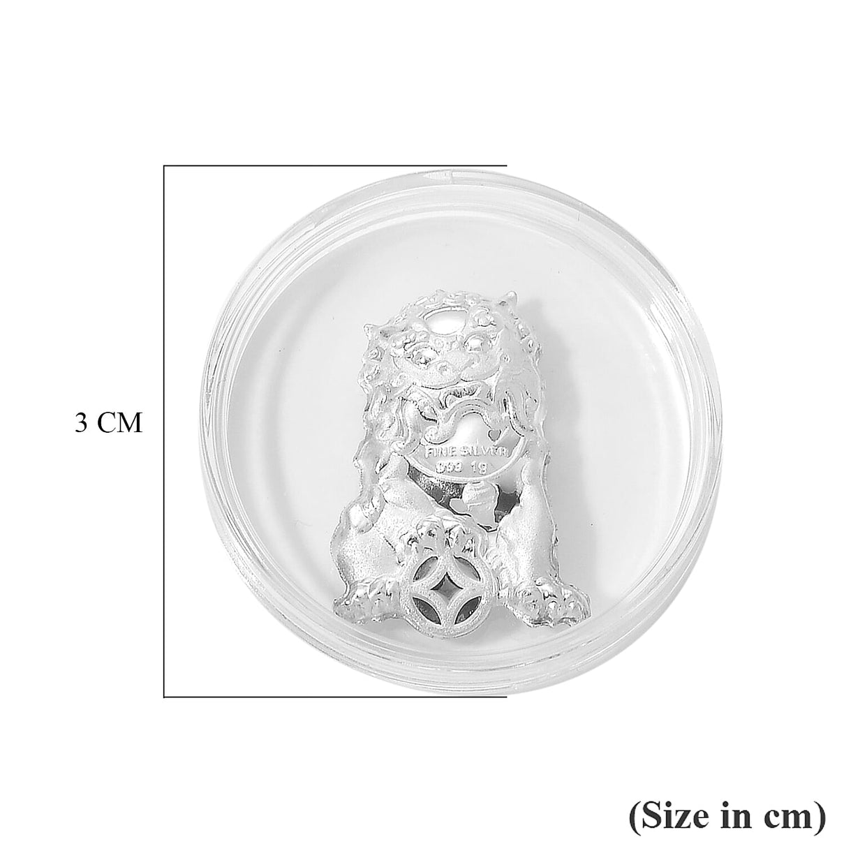 999 White Silver Bar Pixiu, 1 Gram 8212760 5