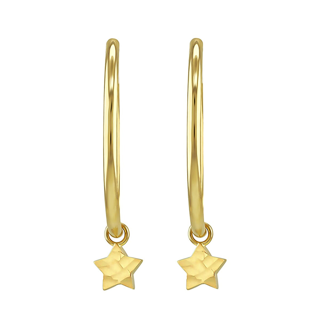9K Yellow Gold  Earring,  Gold Wt. 1.5 Gms