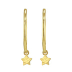 9K Yellow Gold  Earring,  Gold Wt. 1.5 Gms