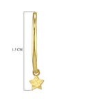 9K Yellow Gold  Earring,  Gold Wt. 1.5 Gms
