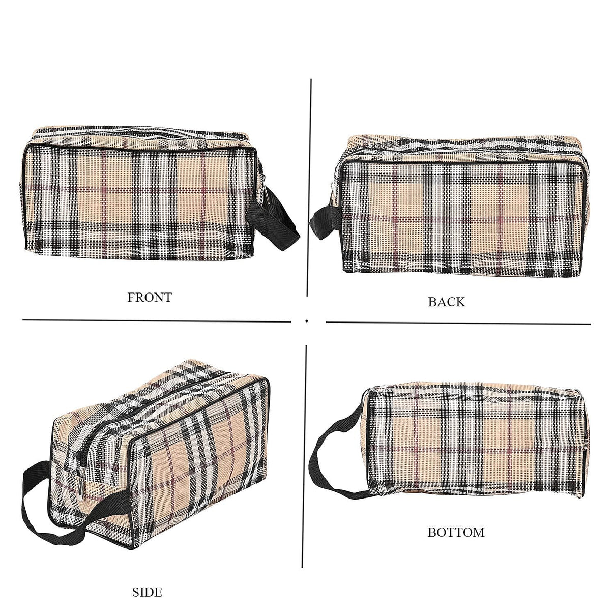 Set of 3pcs Check Travel Bag 7567207 3
