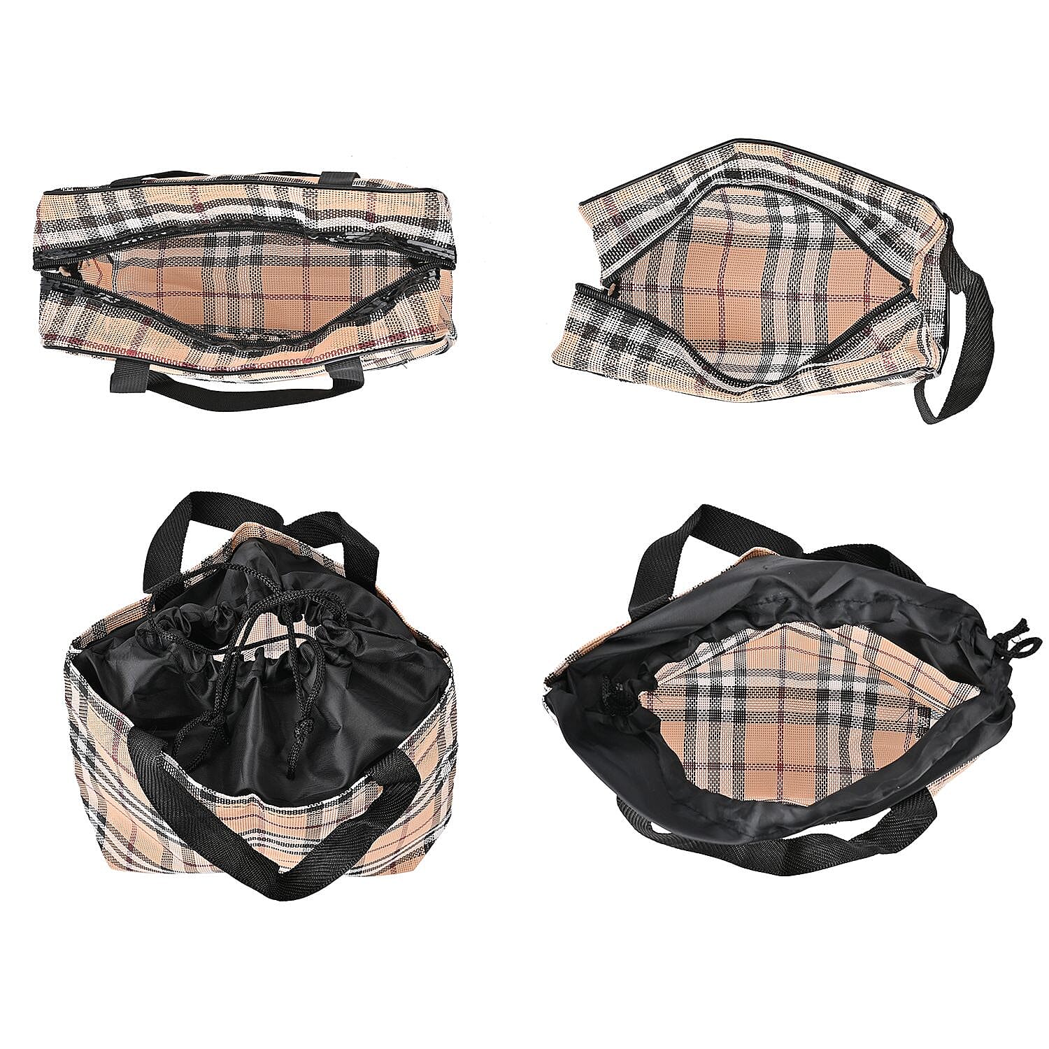 Set of 3pcs Check Travel Bag 7567207 4