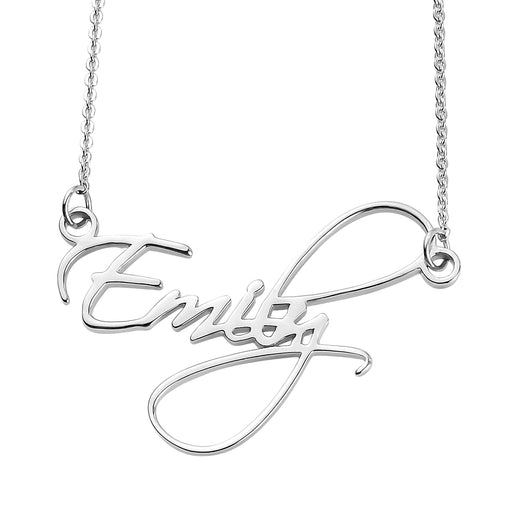 Platinum Overlay Sterling Silver Necklace (Size - 20) with Lobster Clasp