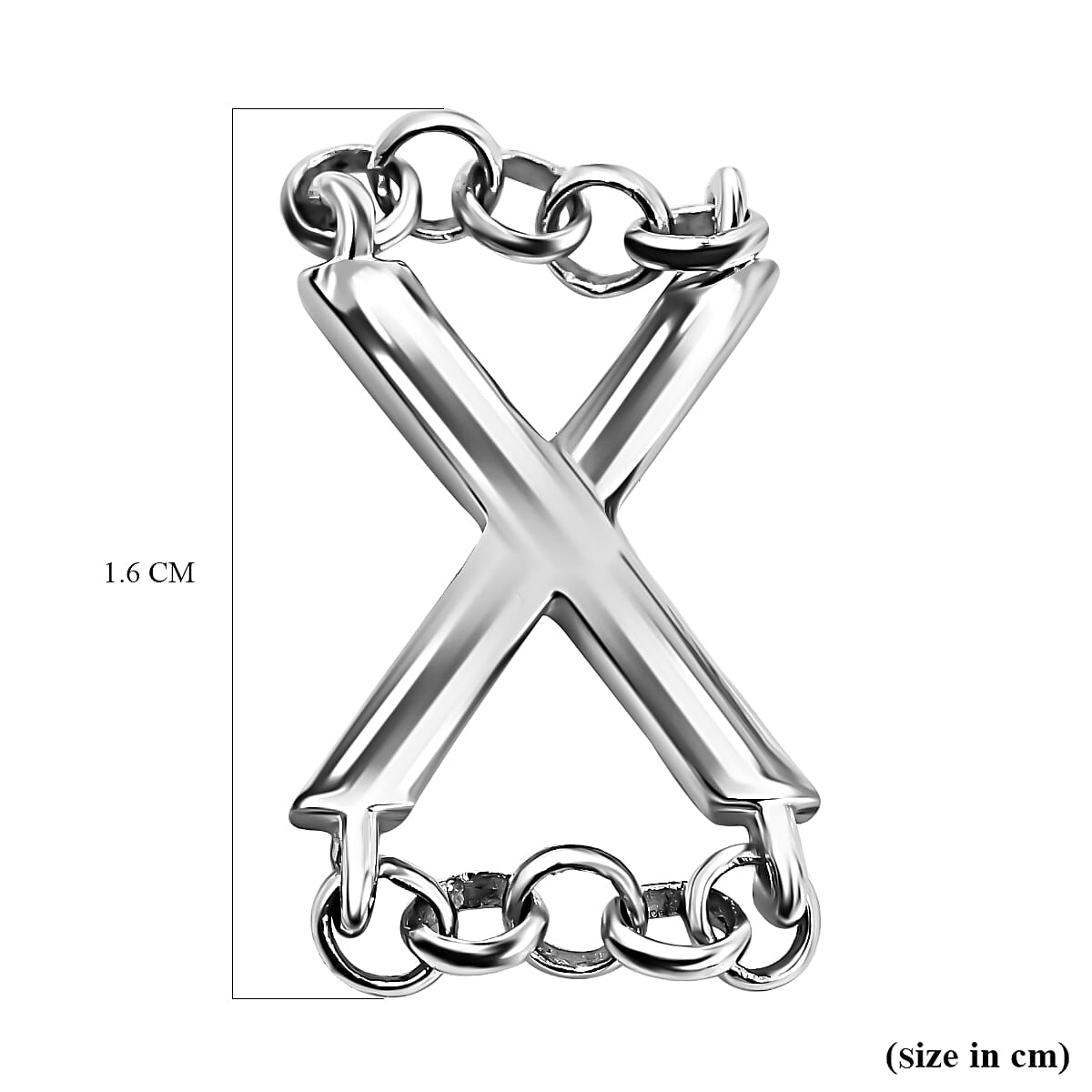 Platinum Overlay Sterling Silver Charm 3792183 4