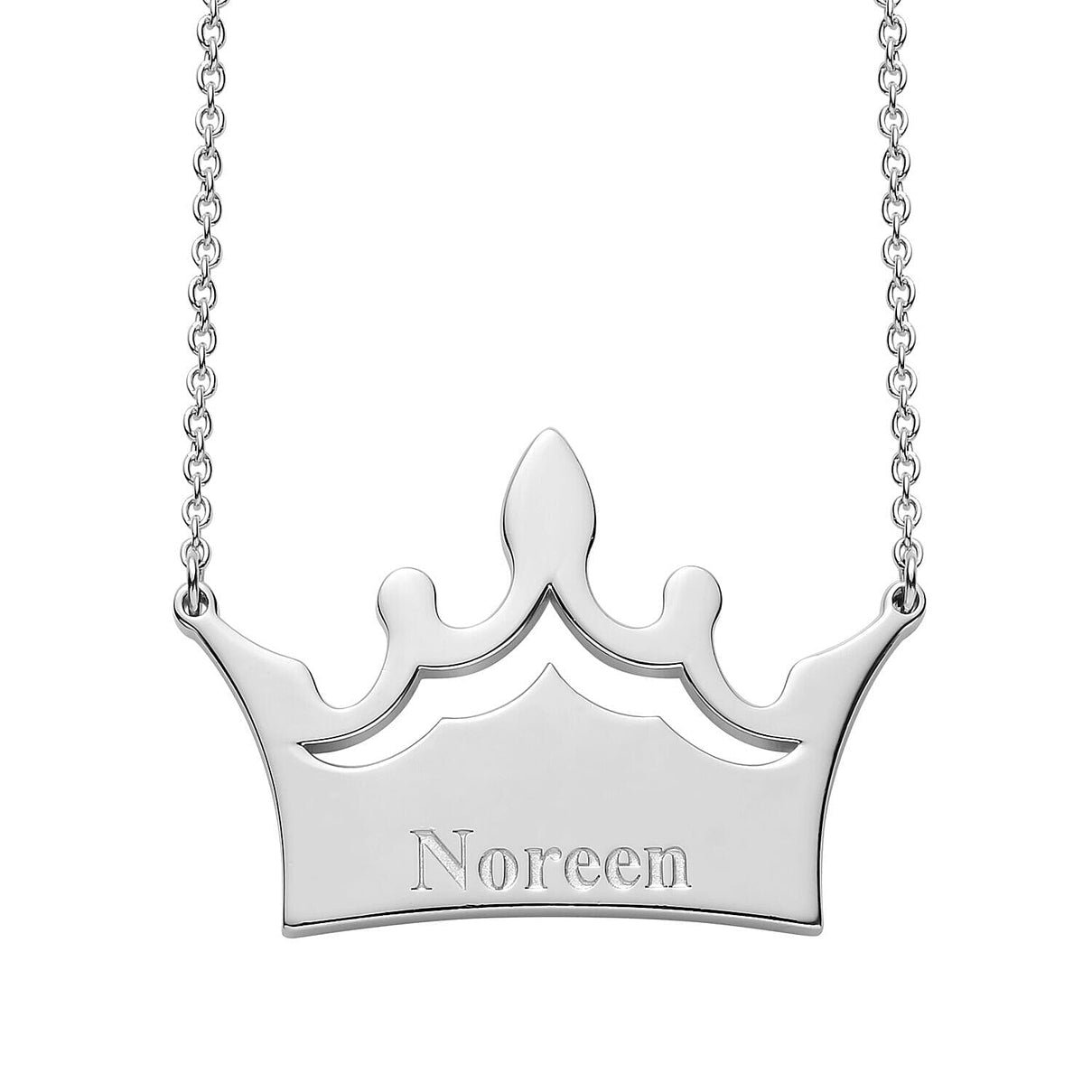 Platinum Overlay Sterling Silver Necklace (Size - 20) with Lobster Clasp 7232166 0