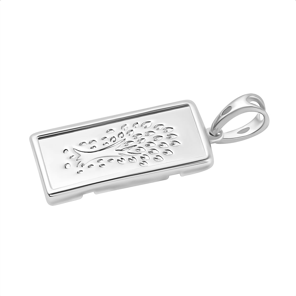 One Time closeout - Banyan Tree Pendant in Platinum Overlay Sterling Silver 7959068 3