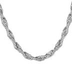 Platinum Overlay Sterling Silver Prince of Wales Necklace (Size - 24), Silver Wt. 33.54 Gms