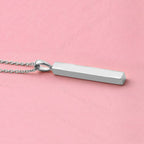 Platinum Overlay Sterling Silver Pendant with Chain (Size 18), Silver Wt 7.24 Gms