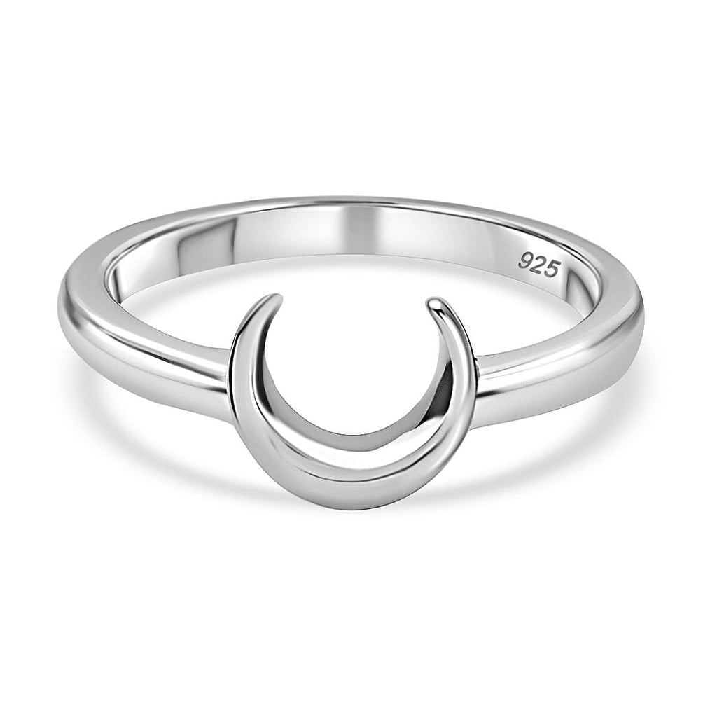 Platinum Overlay Sterling Silver Ring
