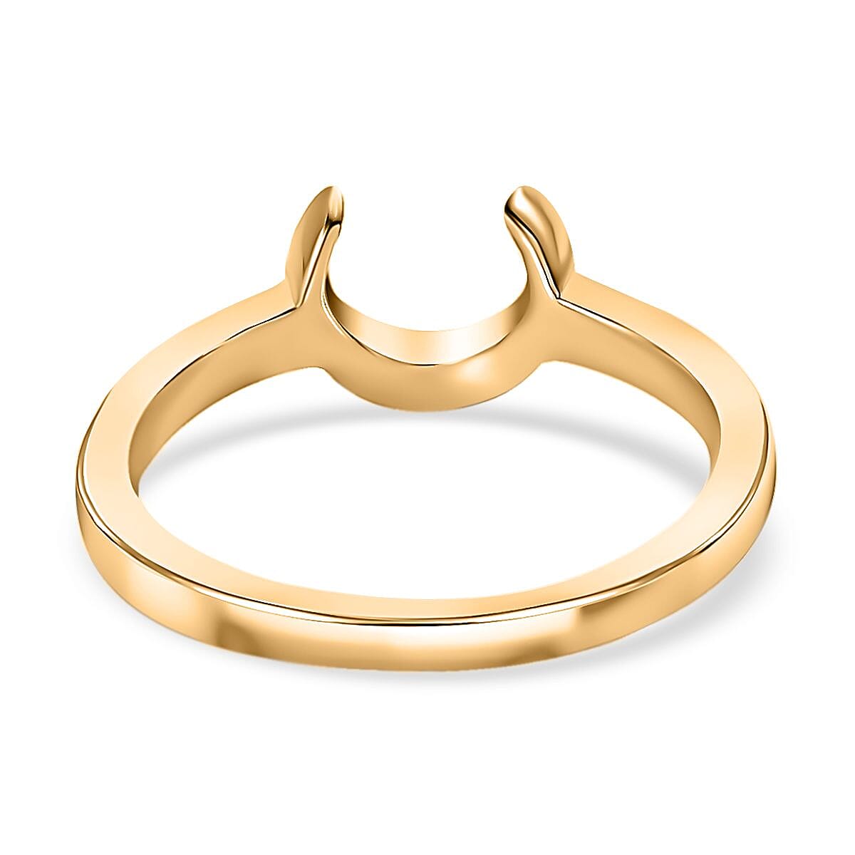 Crescent Moon Ring in 18K Vermeil Yellow Gold Plated Sterling Silver 7575046 4