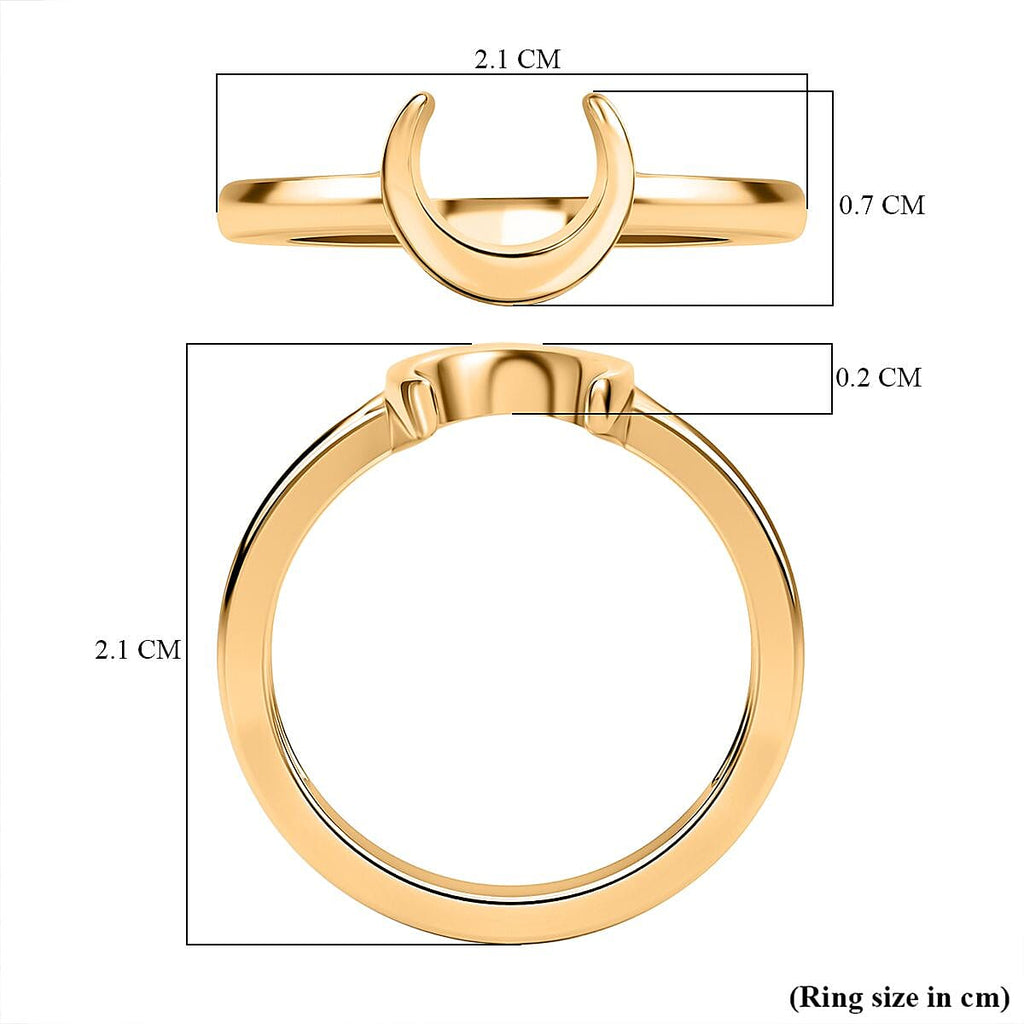 18K Vermeil Yellow Gold Plated Sterling Silver Ring
