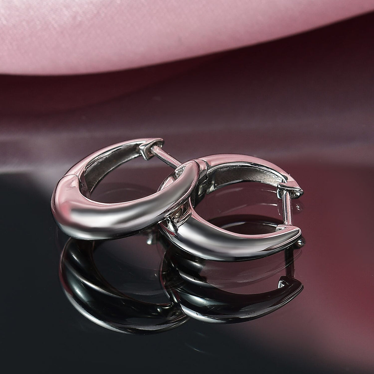 Platinum Overlay Sterling Silver Earring 8086806 2