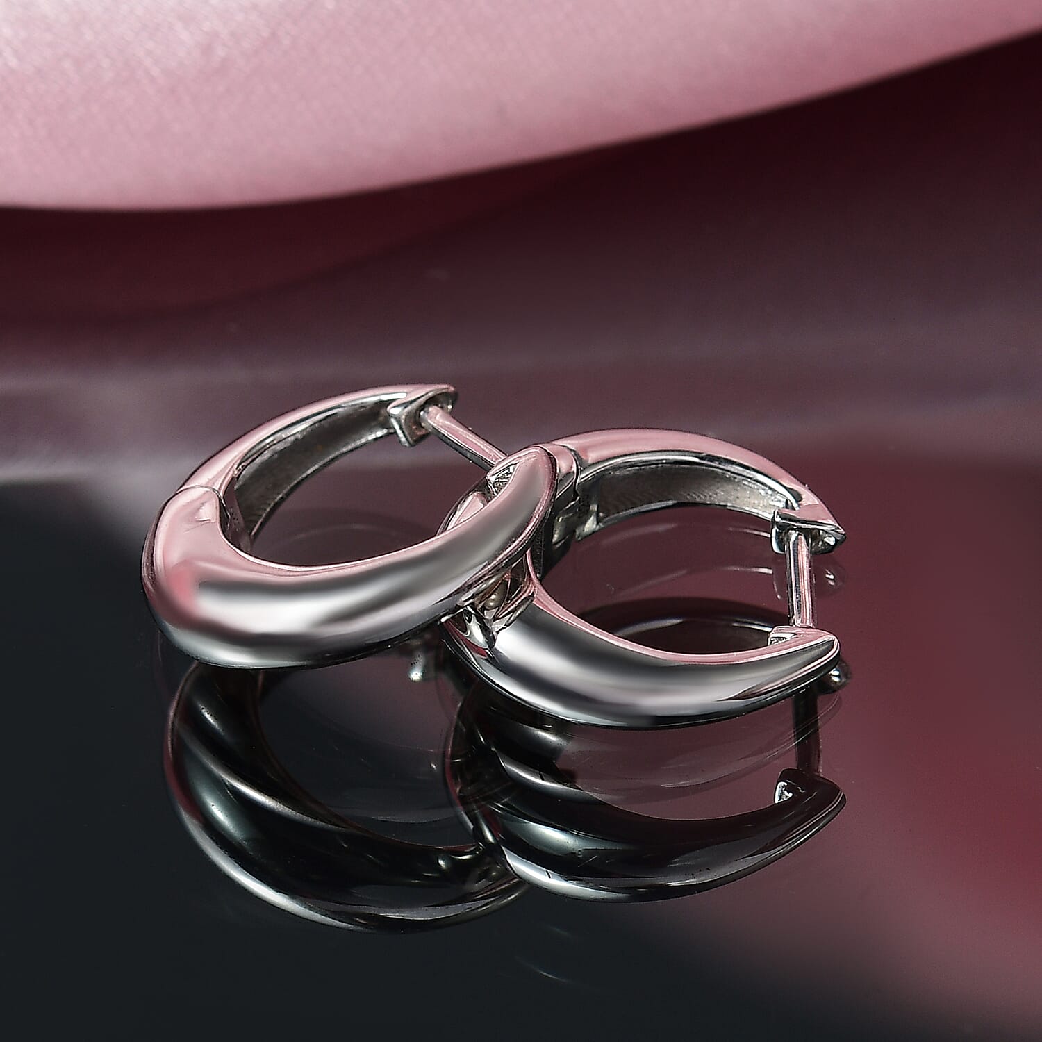 Platinum Overlay Sterling Silver Earring 8086806 2