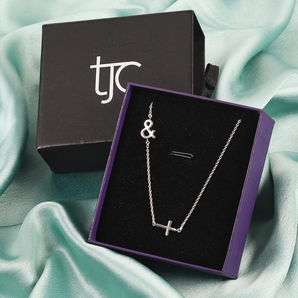 Platinum Overlay Sterling Silver Necklace (Size 18 with 2 inch Extender)