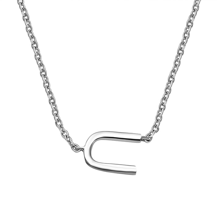Platinum Plated Sterling Silver Necklace (Size 18) 3708469 1