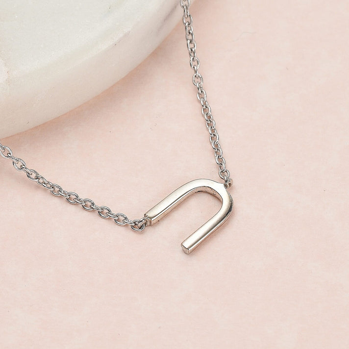 Platinum Plated Sterling Silver Necklace (Size 18) 3708469 2