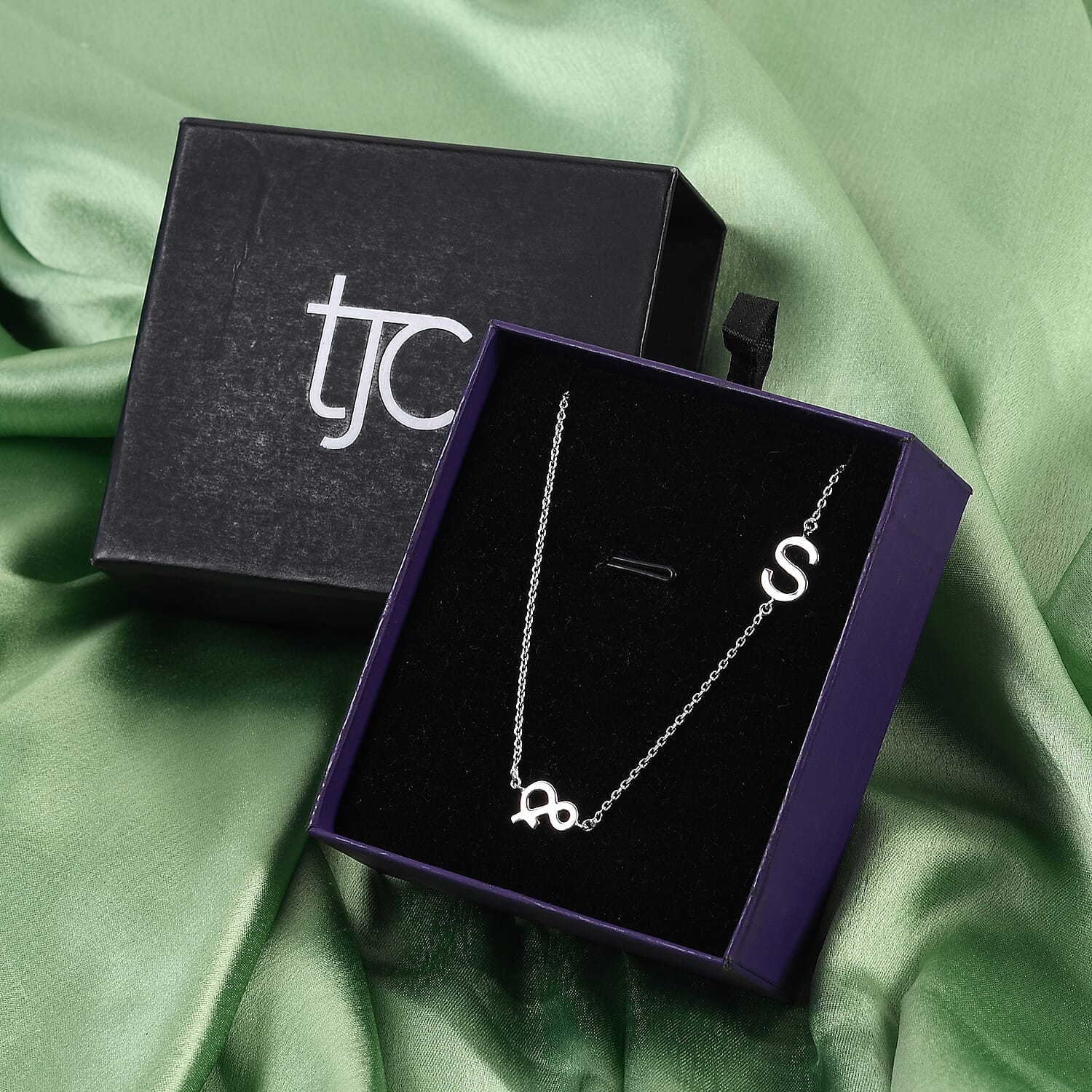 Platinum Plated Sterling Silver Necklace V32534268 2