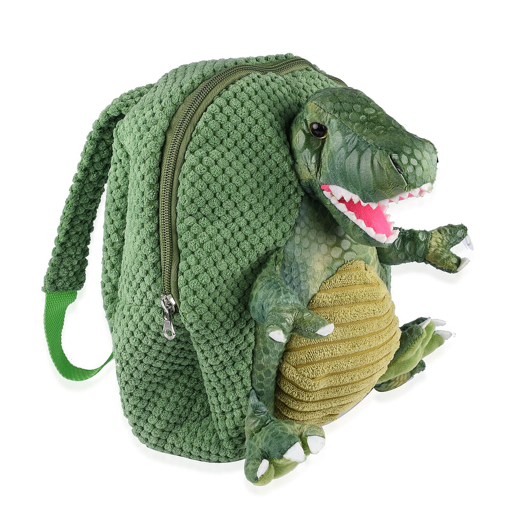 Christmas Gift Idea - Plush Dinosaur Backpack - Green