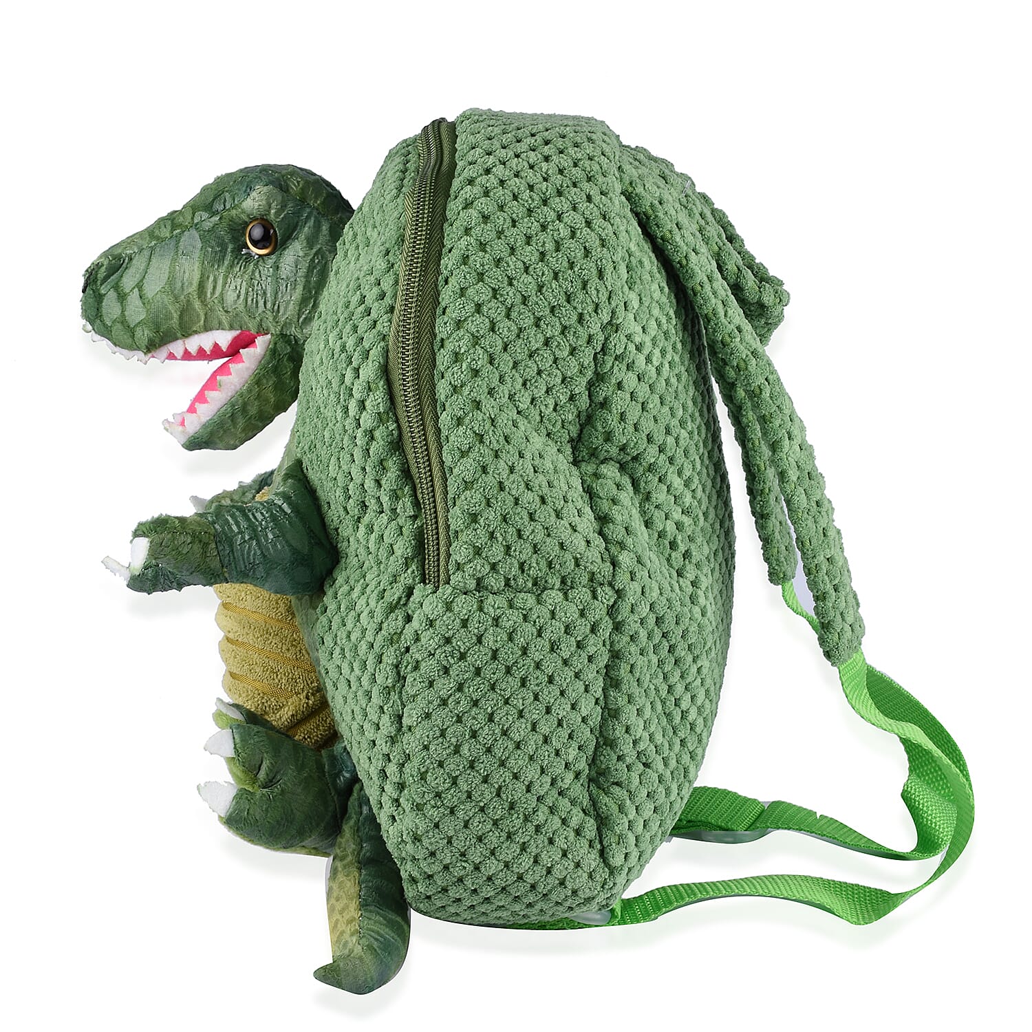 Plush Dinosaur Backpack for Kids - Green 6263590 3