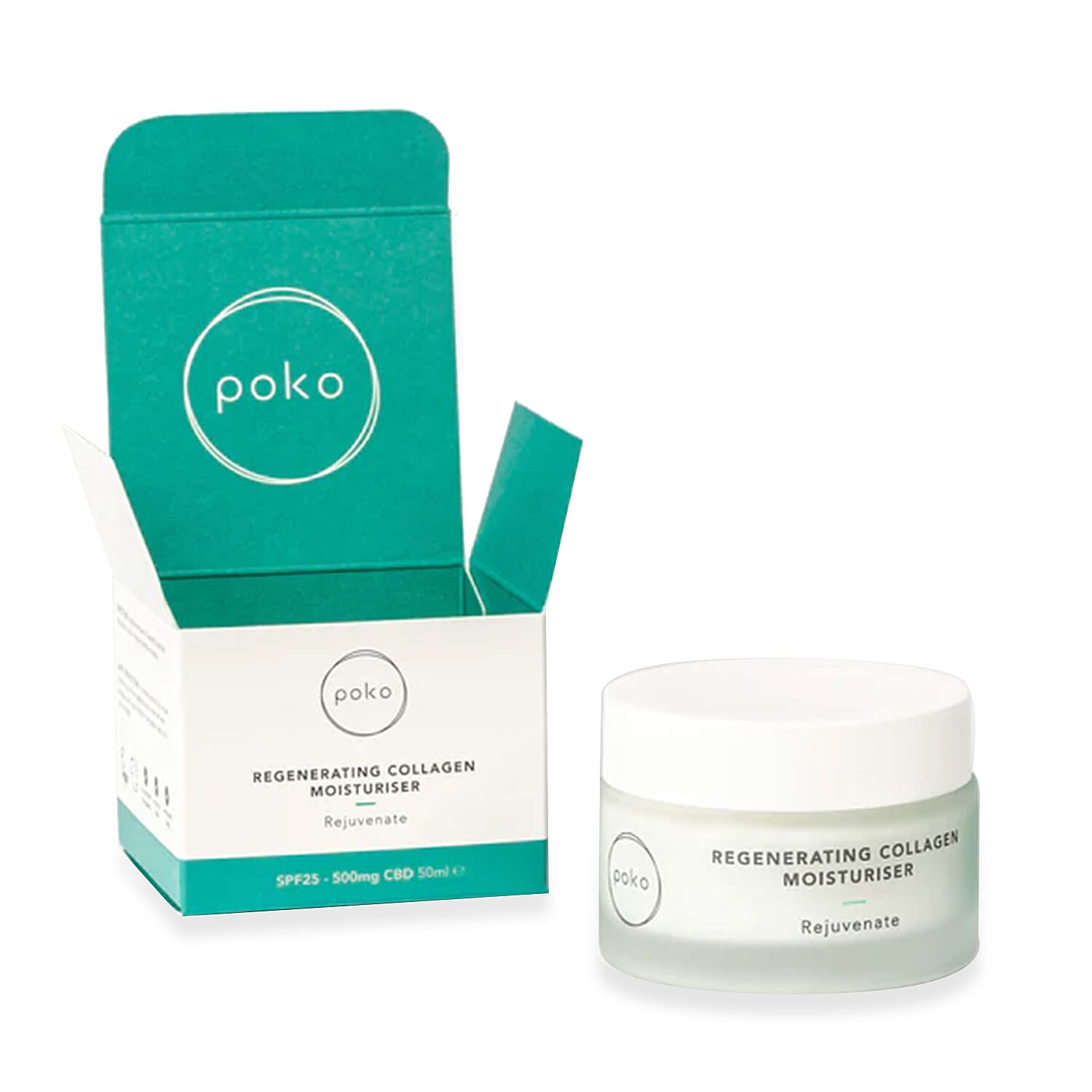 Poko- Regenerating Collagen Moisturiser with SPF 25 - 50ml 8944077 7