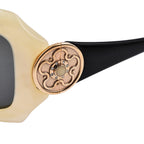 Polaroid Womens Polarised Sunglasses - Cream