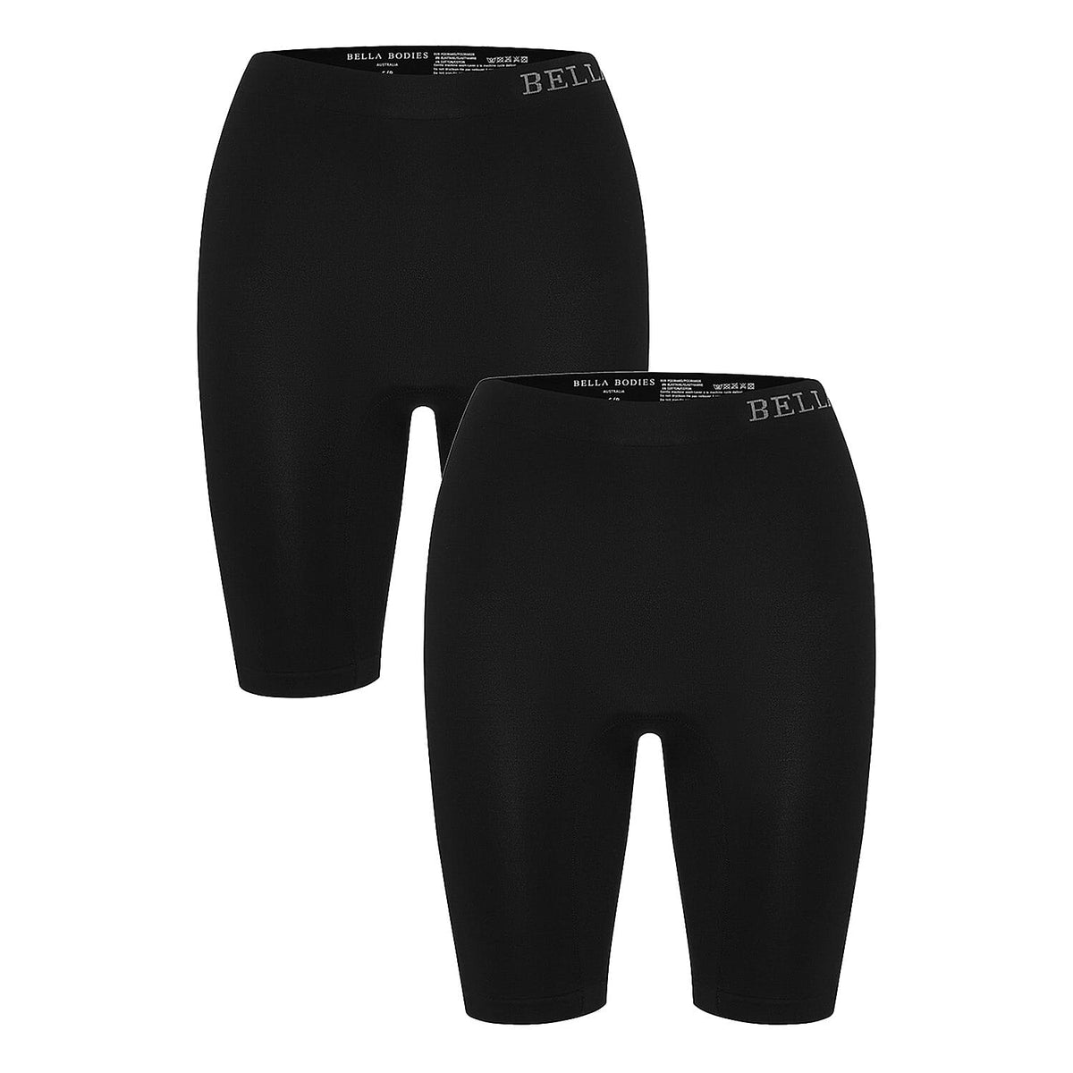 Bella Bodies Cool Fit Quick-Dry Everyday Anti-Chafing Shorts (Size S) - Black V32584066 0