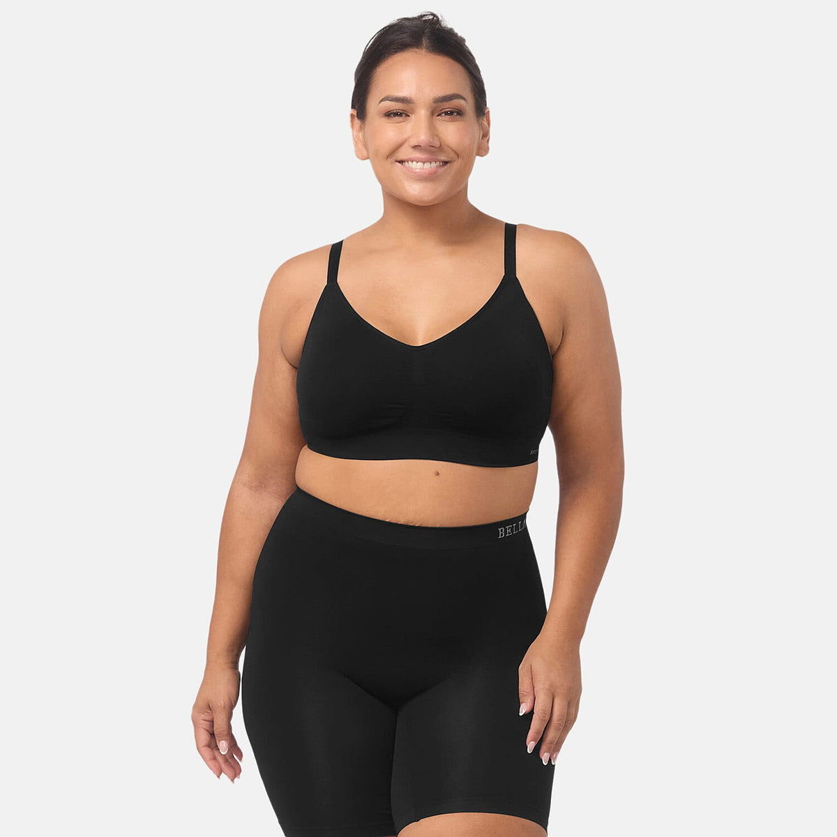 Bella Bodies Cool Fit Quick-Dry Everyday Anti-Chafing Shorts (Size S) - Black V32584066 1