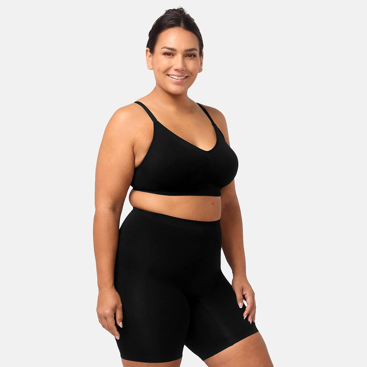 Bella Bodies Cool Fit Quick-Dry Everyday Anti-Chafing Shorts (Size S) - Black V32584066 3
