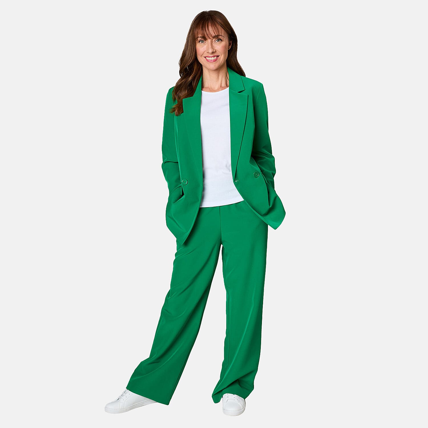 Emreco Long Sleeves Relaxed Fit Womens Blazer 7732675 1