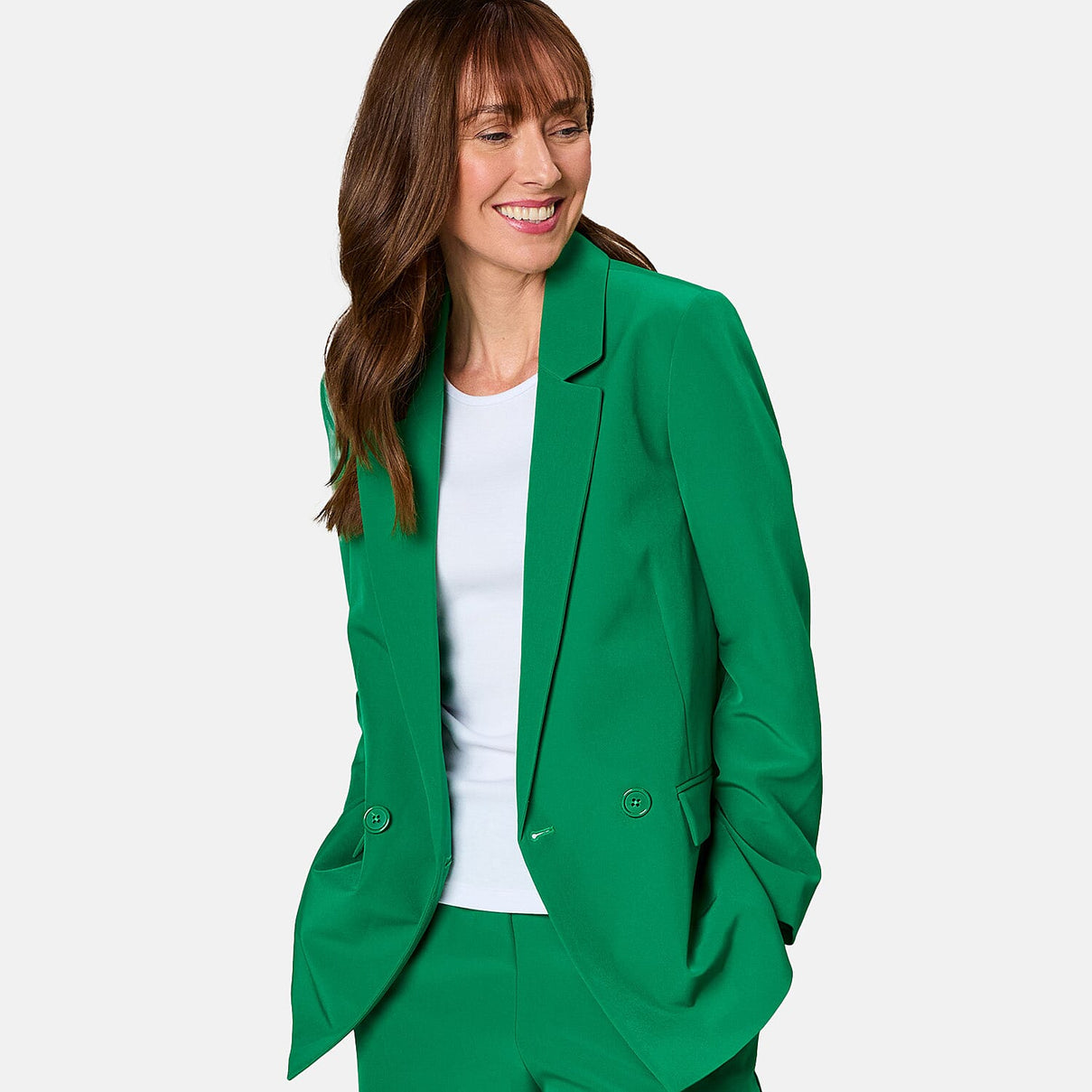 Emreco Long Sleeves Relaxed Fit Womens Blazer 7732675 2