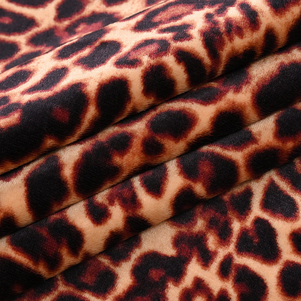 Super Soft Faux Fur Sherpa Double Layer Blanket Leopard Print 7696038 7