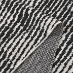 Closeout Deal - Stylish Knitted Scarf (One Size, 172x31 cm) - Black & White