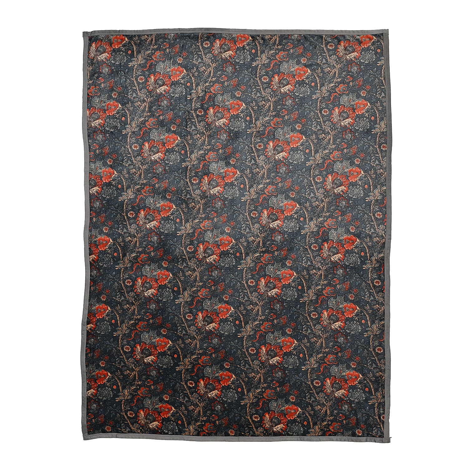 Soft and Warm Floral Pattern Blanket 7786603 2