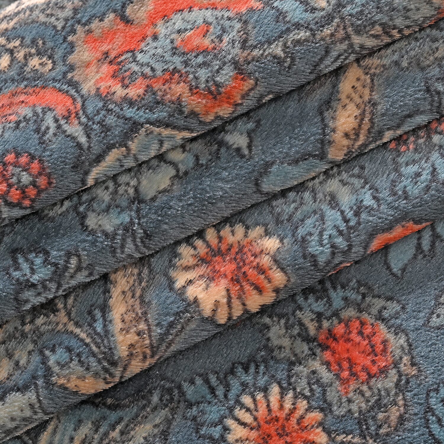 Soft and Warm Floral Pattern Blanket 7786603 5