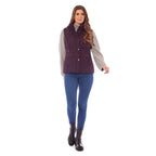 Charlotte West Caroline Padded Gilet (Size 10) - Plum
