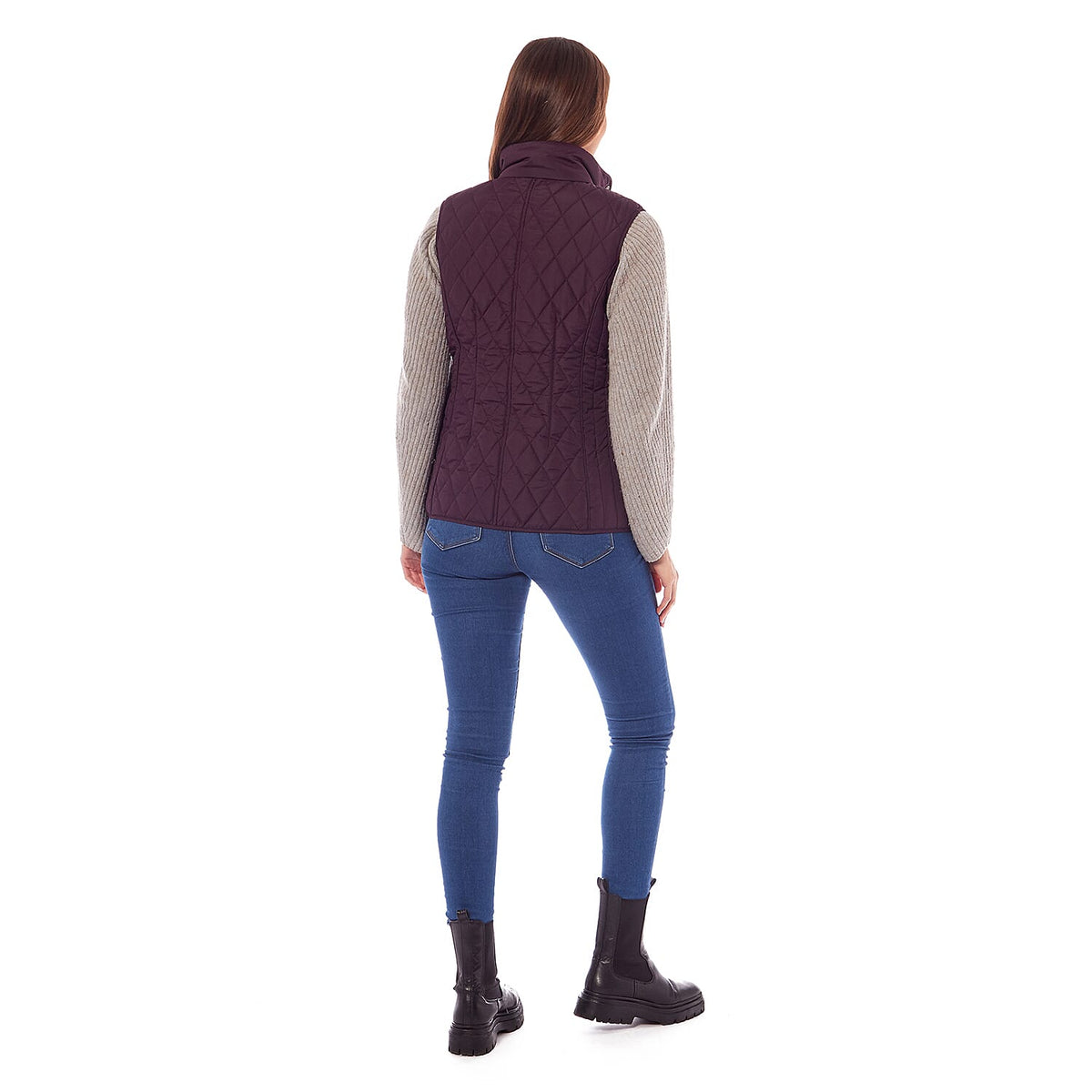 Charlotte West Caroline Padded Gilet (Size 10) - Plum 7722202 4