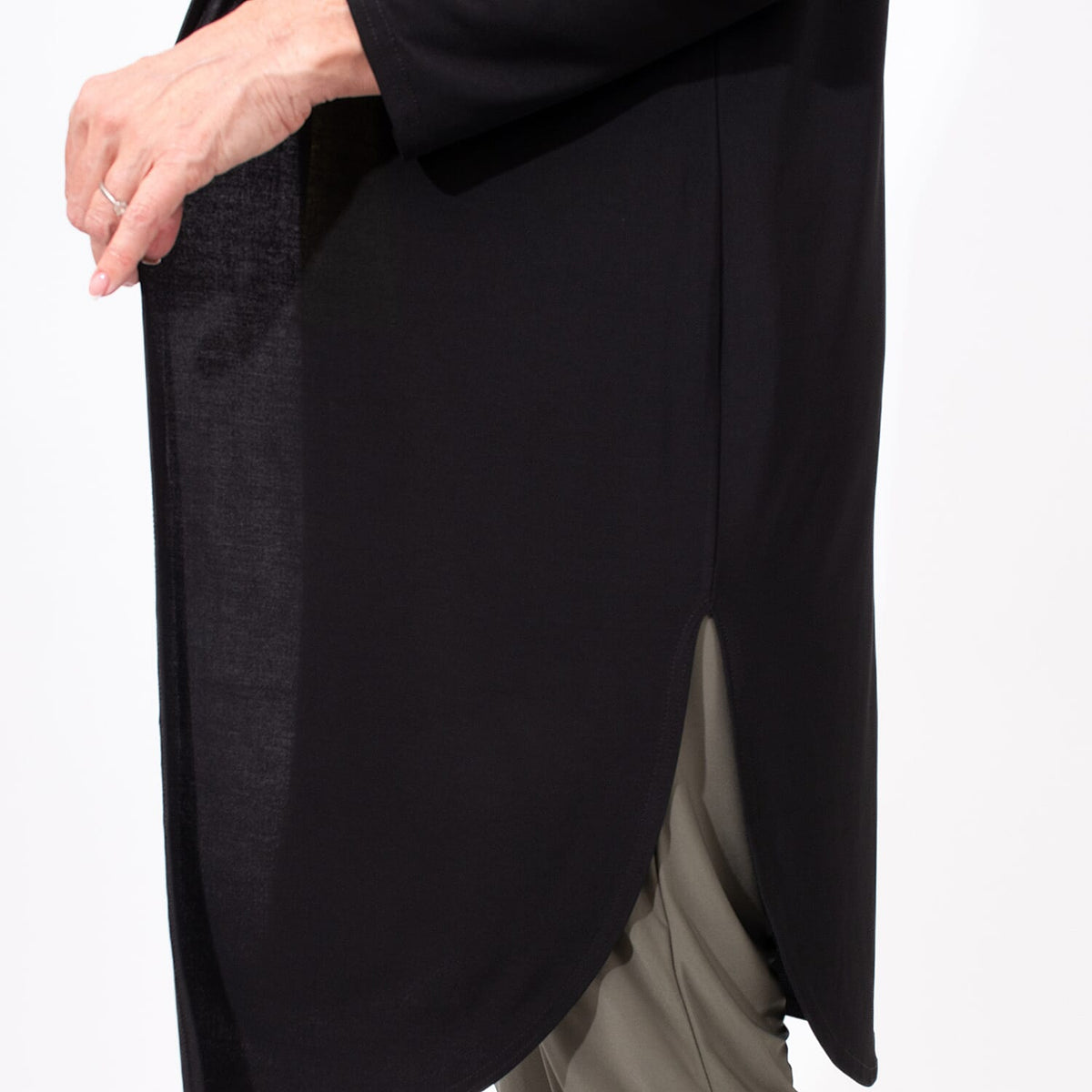 Polyester Jacket (Size 1x1 cm) - Black V32622833 3